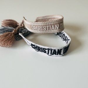 CD inspired robe woven bracelets (2)